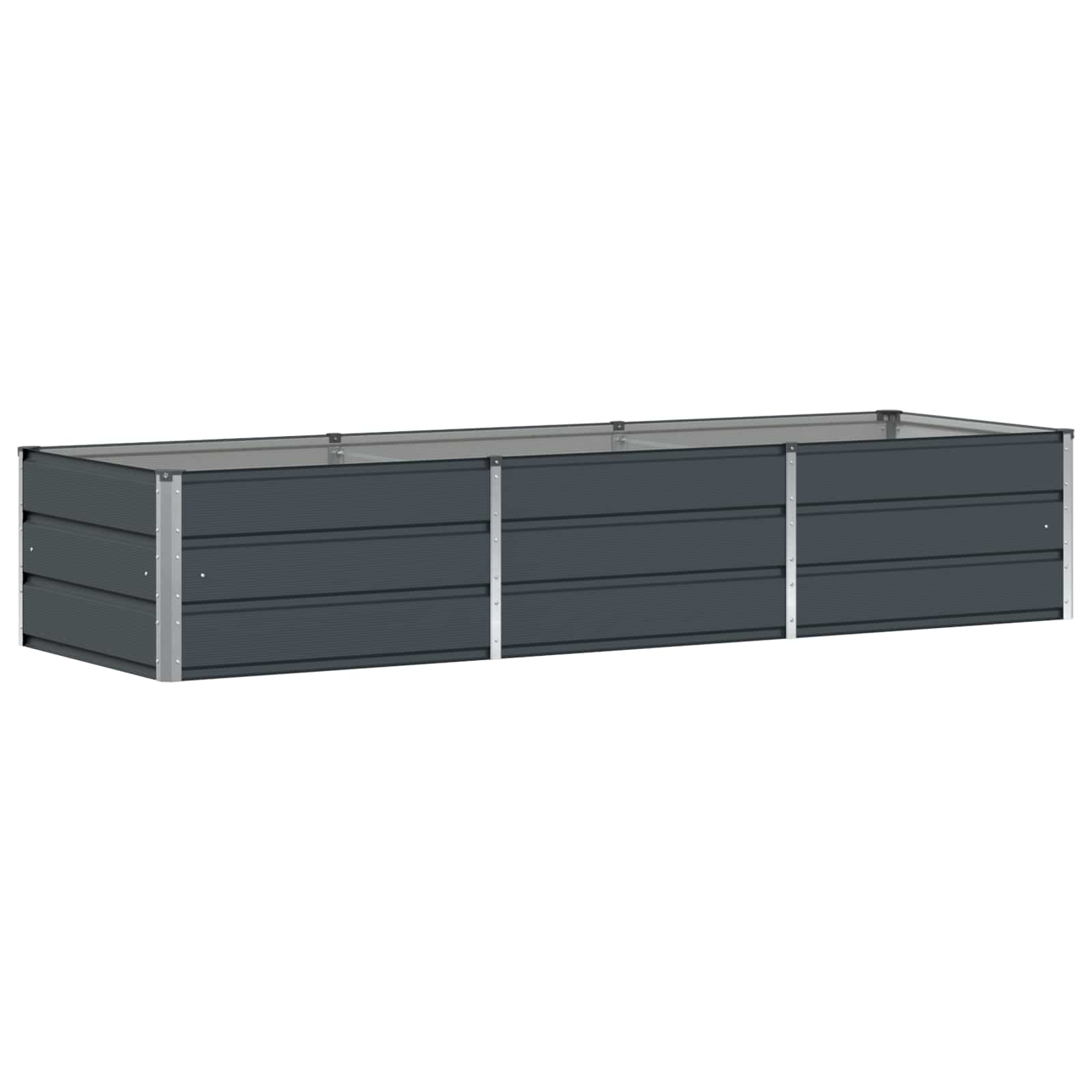 vidaXL Donica Antracyt 240 x 80 x 45 cm Stal