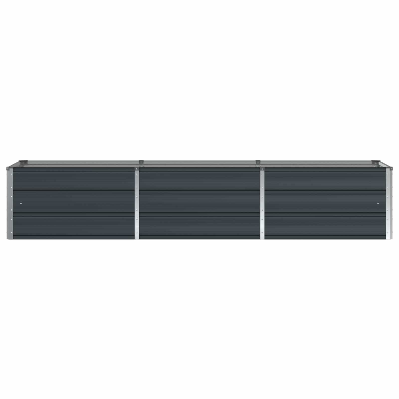vidaXL Donica Antracyt 240 x 80 x 45 cm Stal