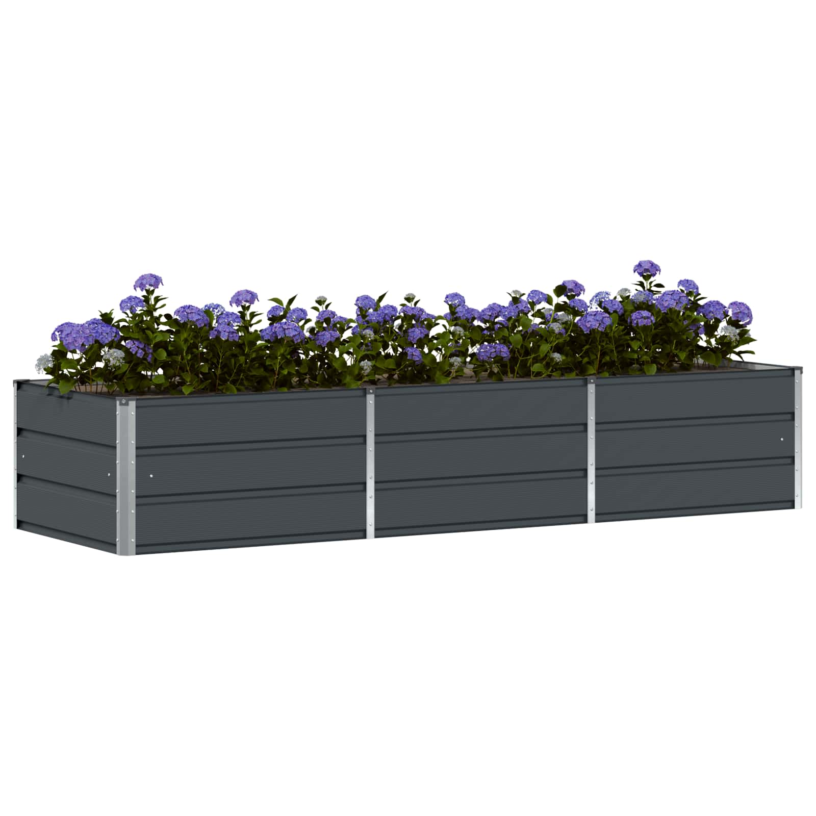 vidaXL Donica Antracyt 240 x 80 x 45 cm Stal