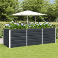 vidaXL Donica Antracyt 240 x 80 x 75 cm Stal