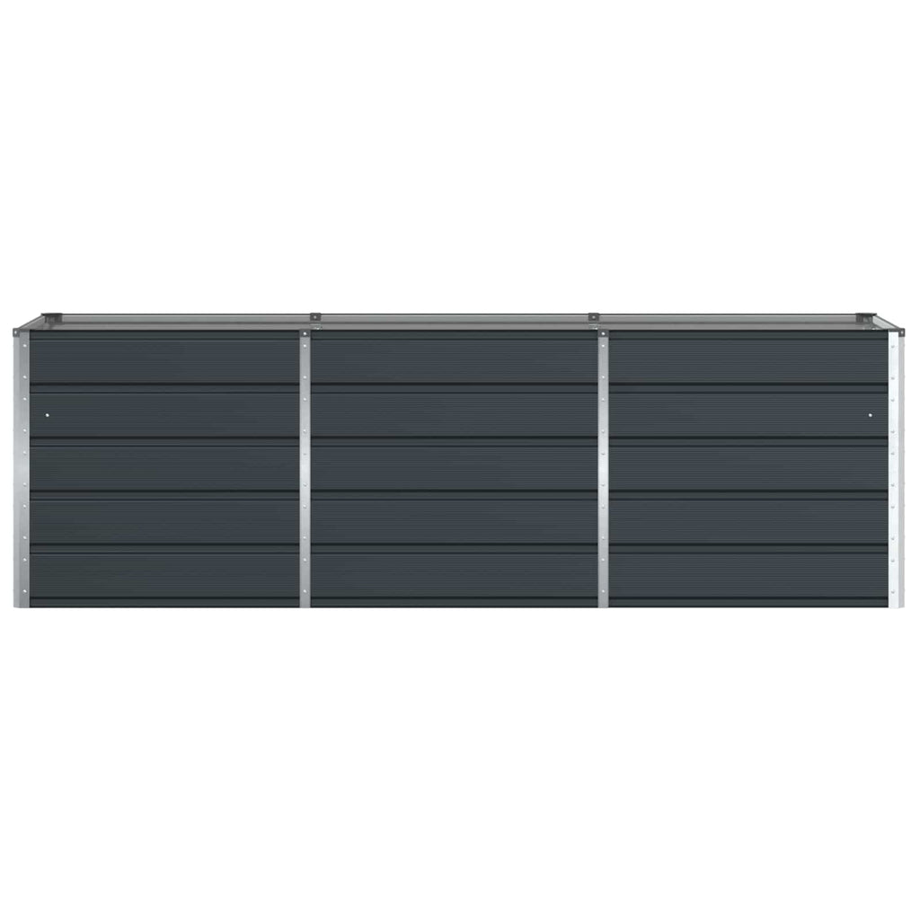 vidaXL Donica Antracyt 240 x 80 x 75 cm Stal