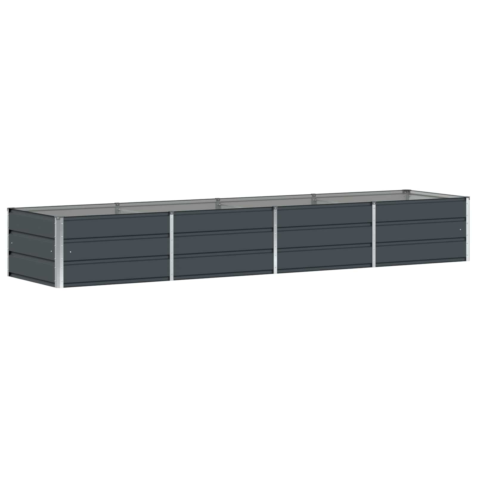 vidaXL Donica Antracyt 320 x 80 x 45 cm Stal