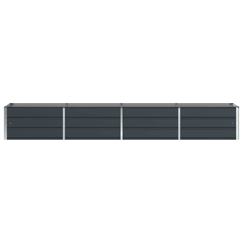 vidaXL Donica Antracyt 320 x 80 x 45 cm Stal