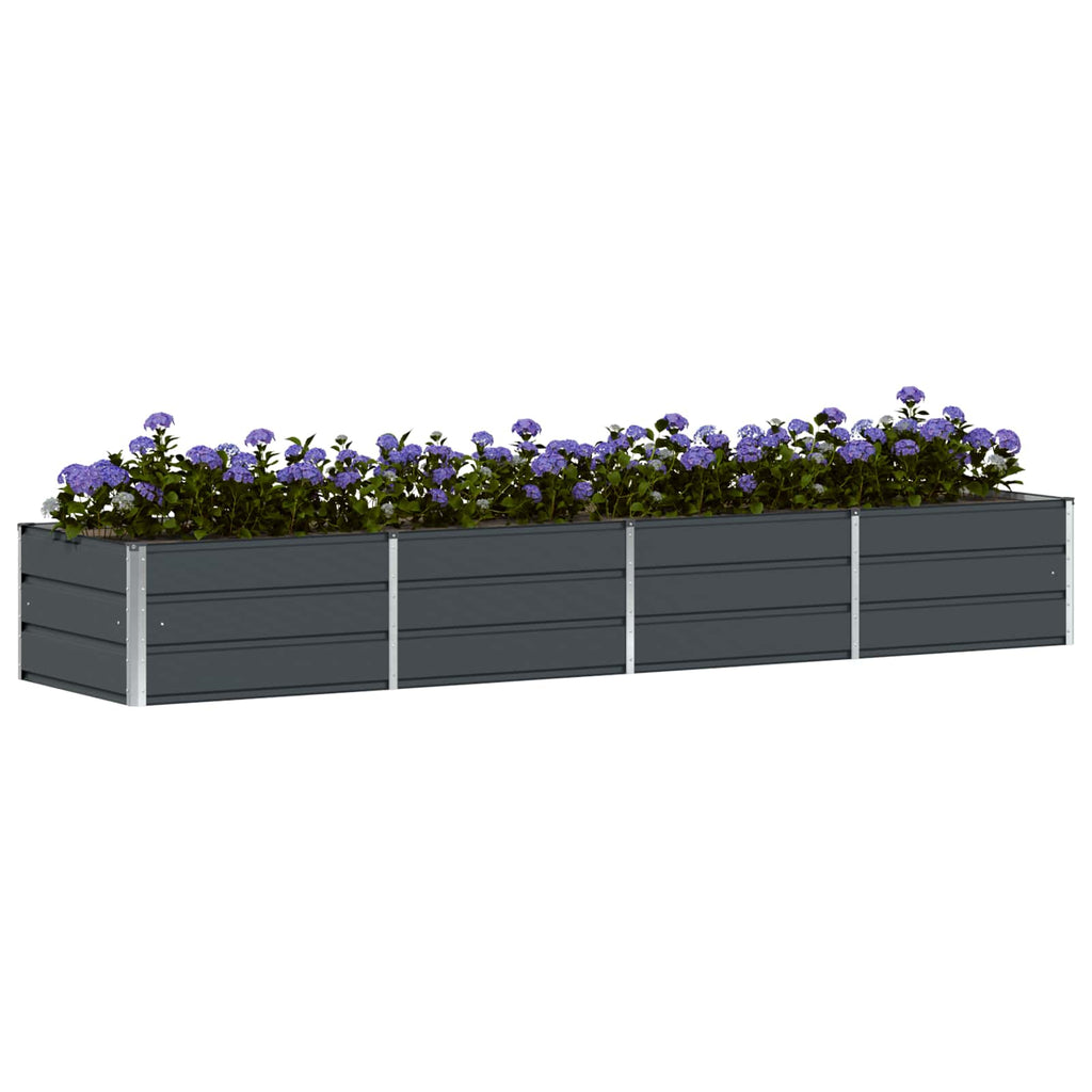 vidaXL Donica Antracyt 320 x 80 x 45 cm Stal