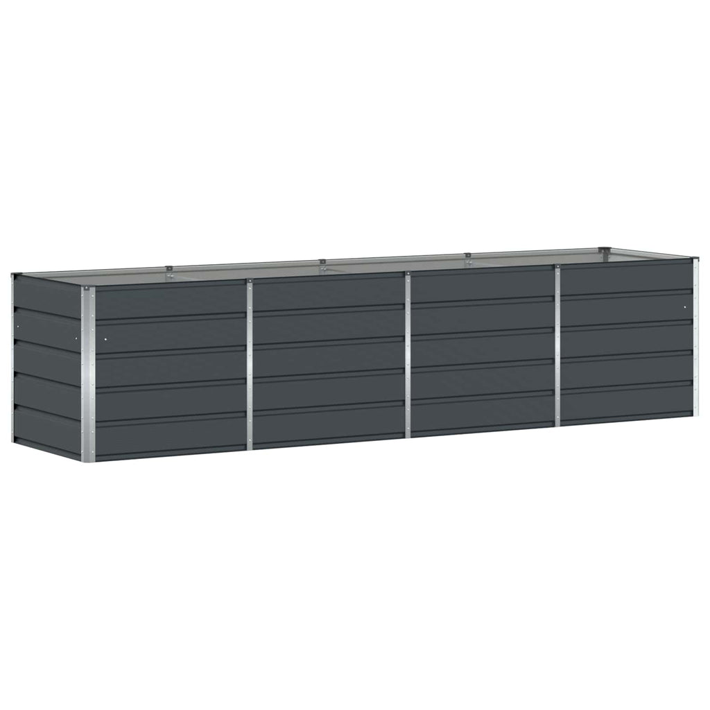 vidaXL Donica Antracyt 320 x 80 x 75 cm Stal