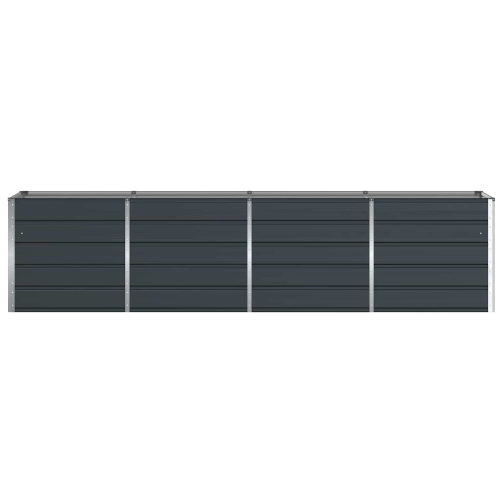 vidaXL Donica Antracyt 320 x 80 x 75 cm Stal