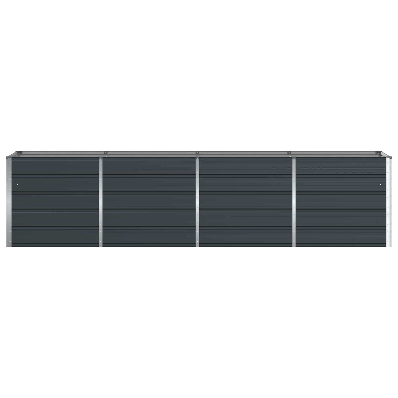 vidaXL Donica Antracyt 320 x 80 x 75 cm Stal