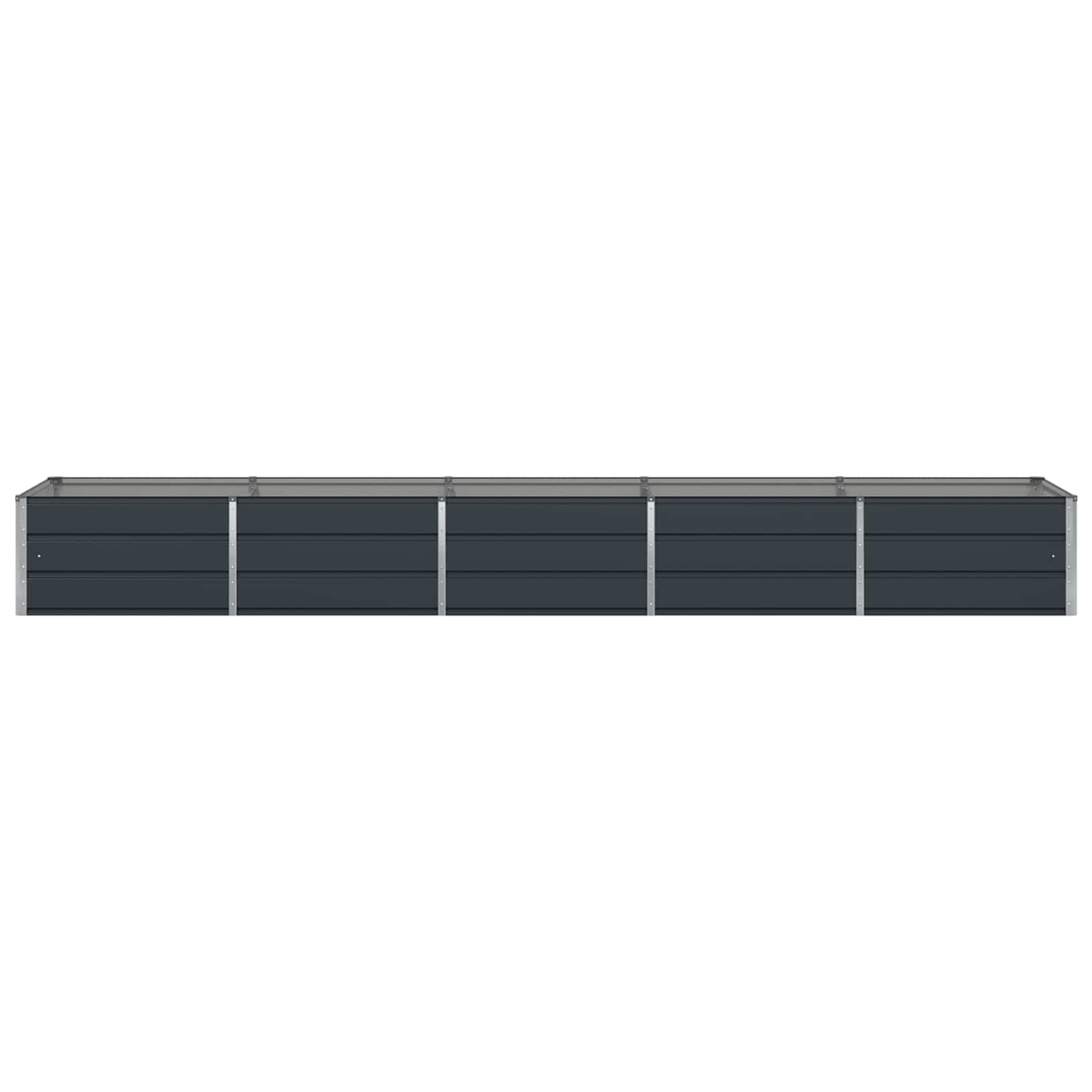 vidaXL Donica Antracyt 400 x 80 x 45 cm Stal