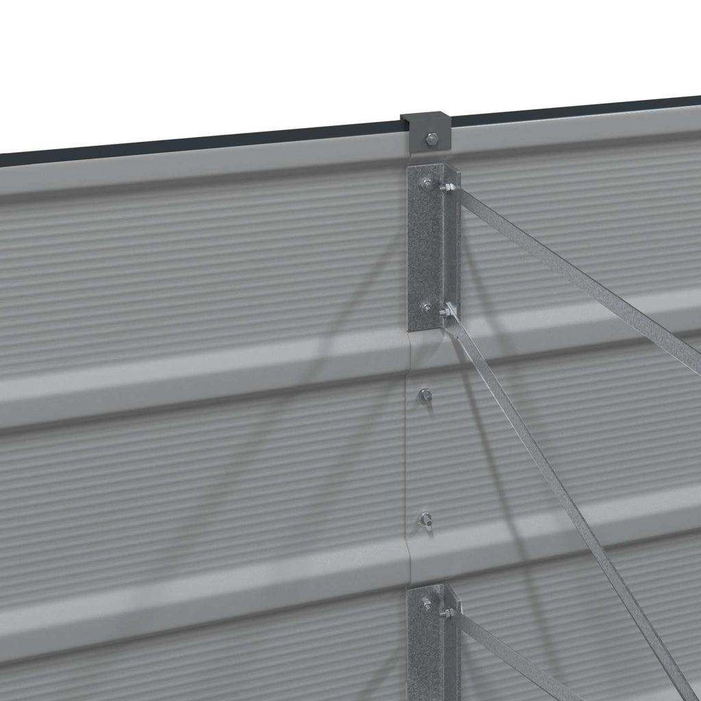 vidaXL Donica Antracyt 480 x 80 x 45 cm Stal