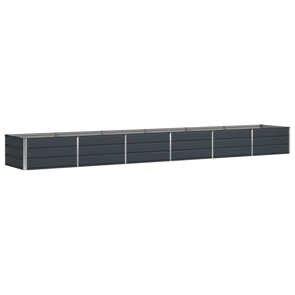 vidaXL Donica Antracyt 480 x 80 x 45 cm Stal