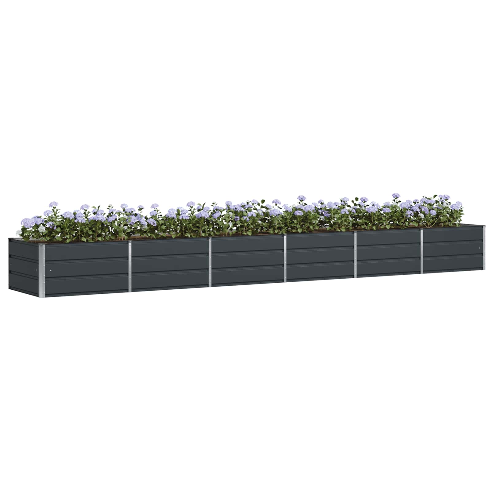vidaXL Donica Antracyt 480 x 80 x 45 cm Stal