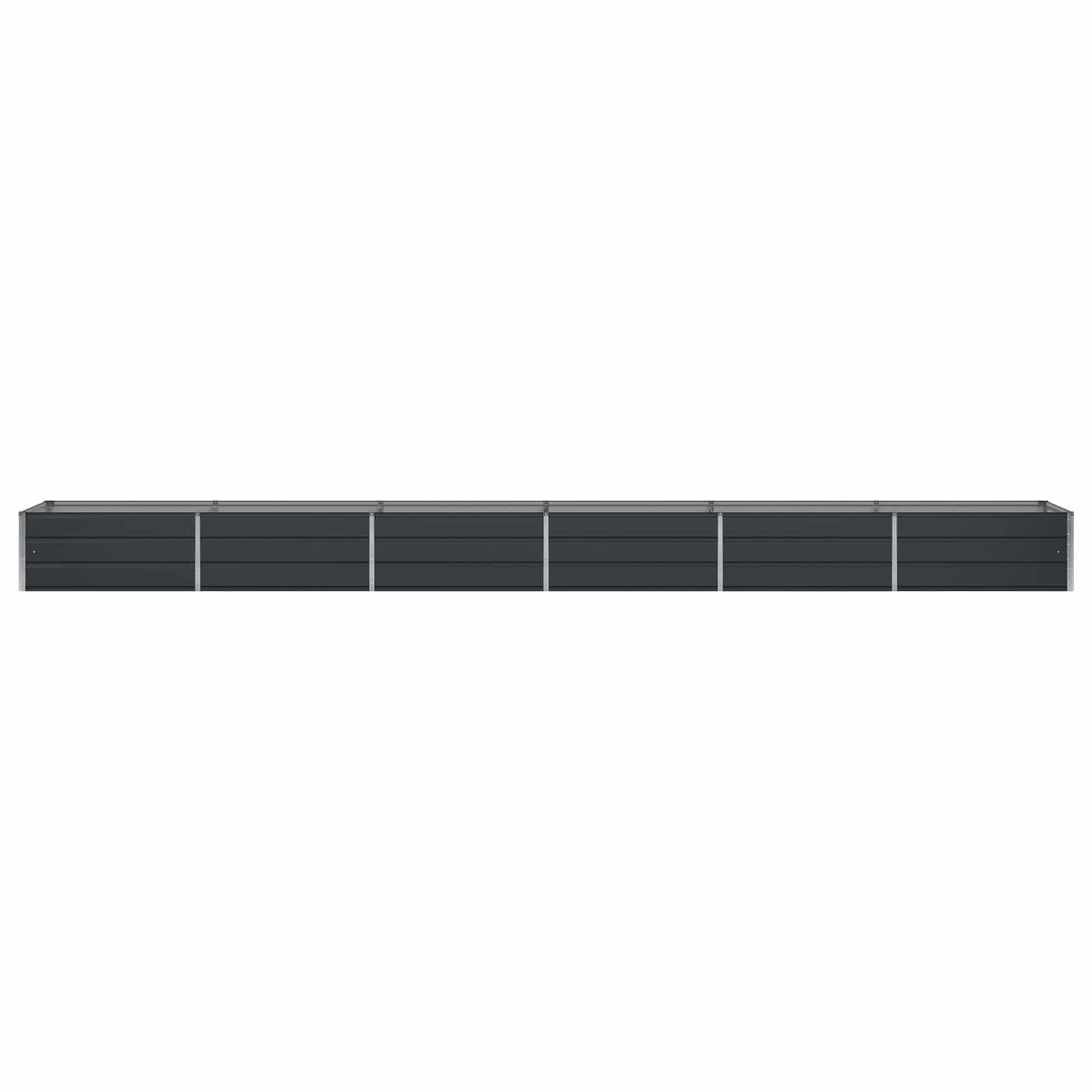 vidaXL Donica Antracyt 600 x 80 x 45 cm Stal