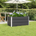 vidaXL Donica Antracyt 100 x 50 x 45 cm Stal Galwanizowana