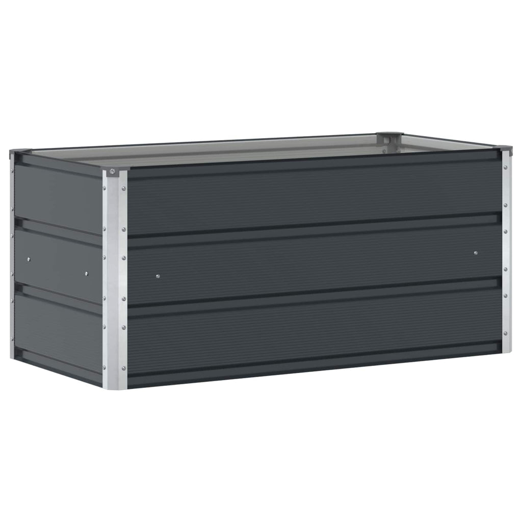 vidaXL Donica Antracyt 100 x 50 x 45 cm Stal Galwanizowana