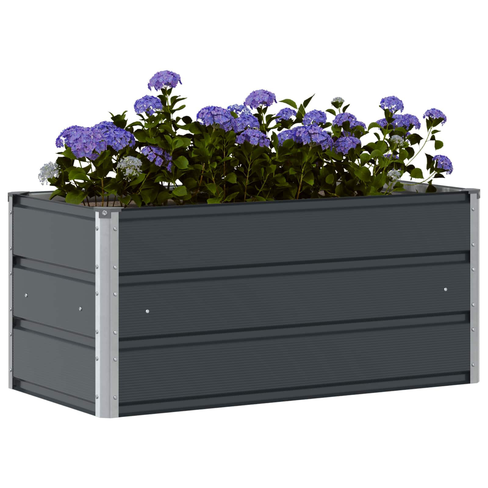vidaXL Donica Antracyt 100 x 50 x 45 cm Stal Galwanizowana