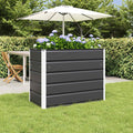 vidaXL Donica Antracyt 100 x 50 x 75 cm Stal Galwanizowana