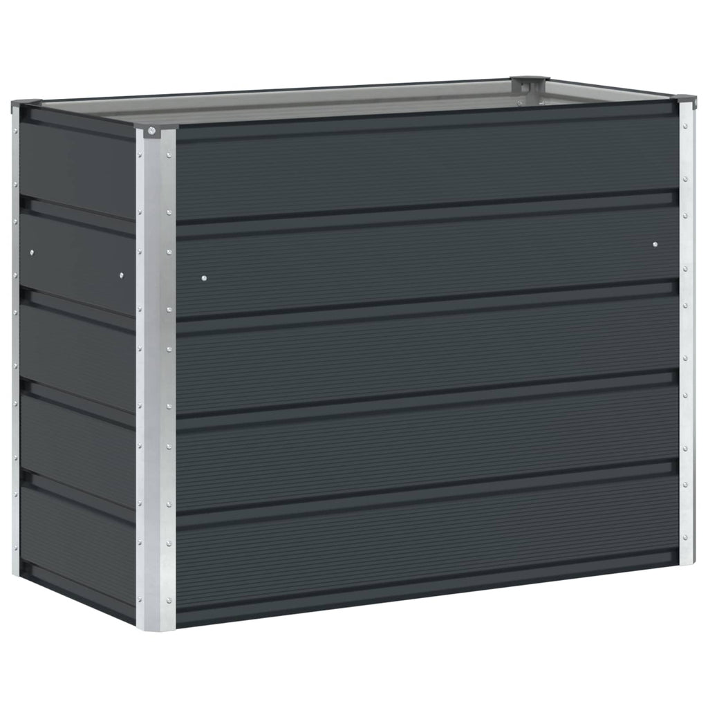 vidaXL Donica Antracyt 100 x 50 x 75 cm Stal Galwanizowana