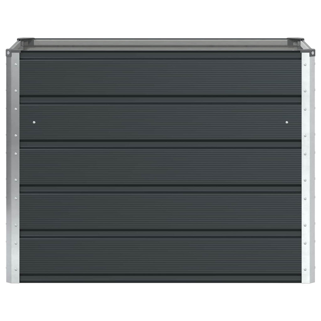 vidaXL Donica Antracyt 100 x 50 x 75 cm Stal Galwanizowana