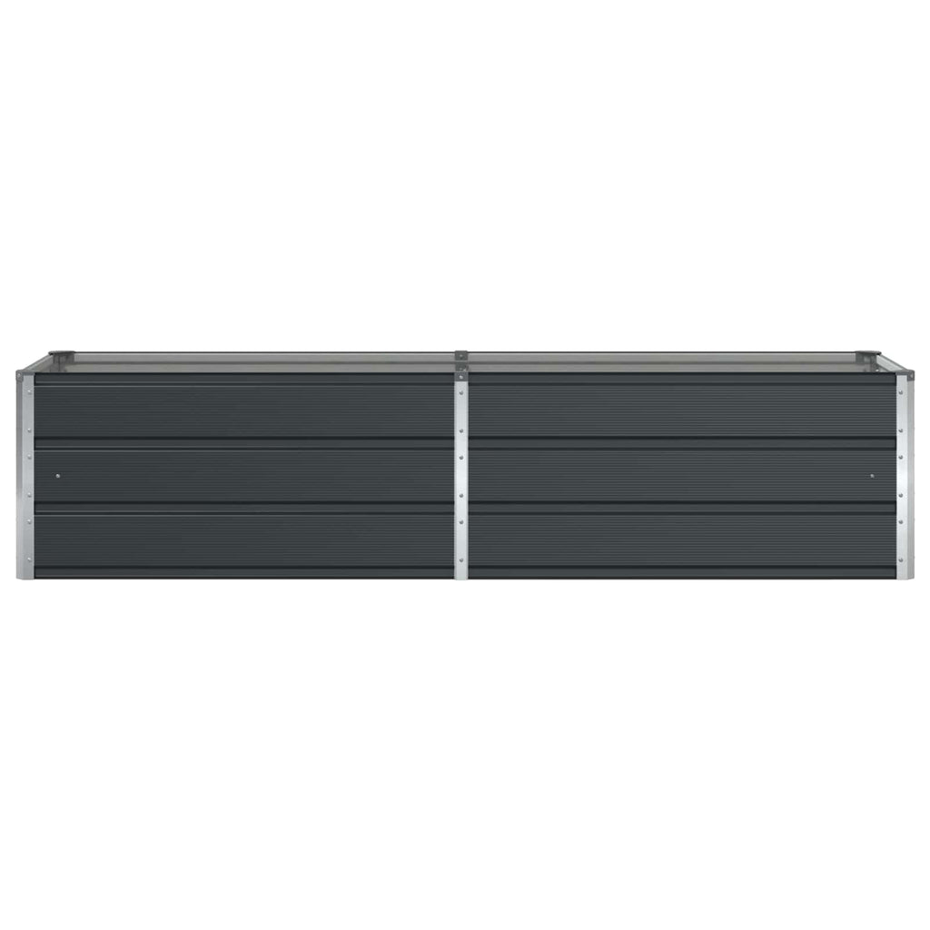 vidaXL Donica Antracyt 195 x 50 x 45 cm Stal Galwanizowana