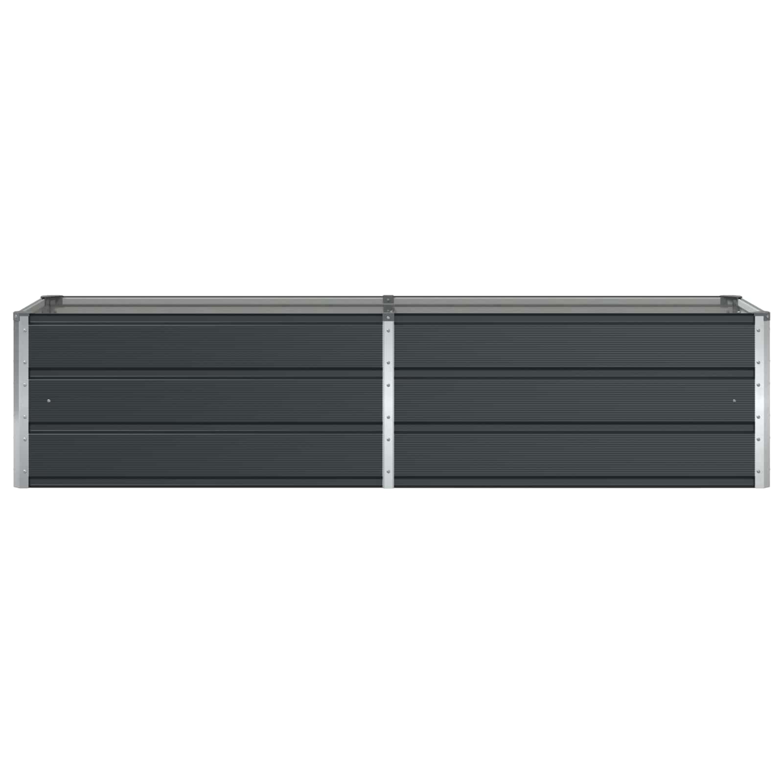 vidaXL Donica Antracyt 195 x 50 x 45 cm Stal Galwanizowana