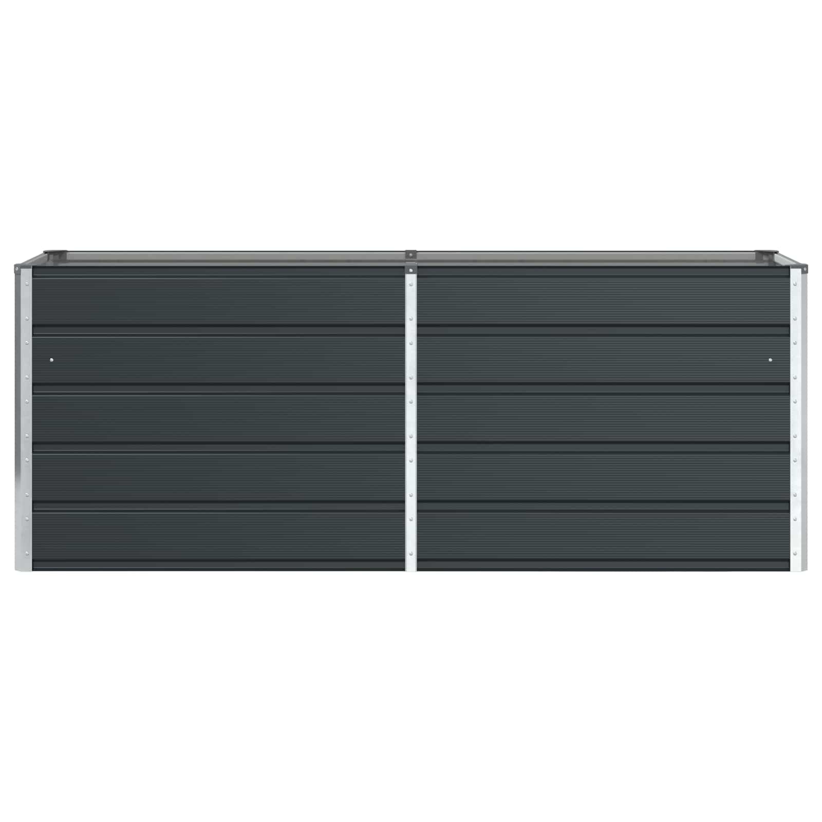 vidaXL Donica Antracyt 195 x 50 x 75 cm Stal Galwanizowana
