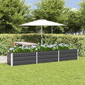 vidaXL Donica Antracyt 290 x 50 x 45 cm Stal Galwanizowana