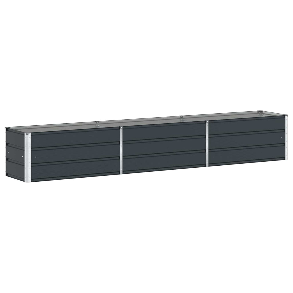 vidaXL Donica Antracyt 290 x 50 x 45 cm Stal Galwanizowana