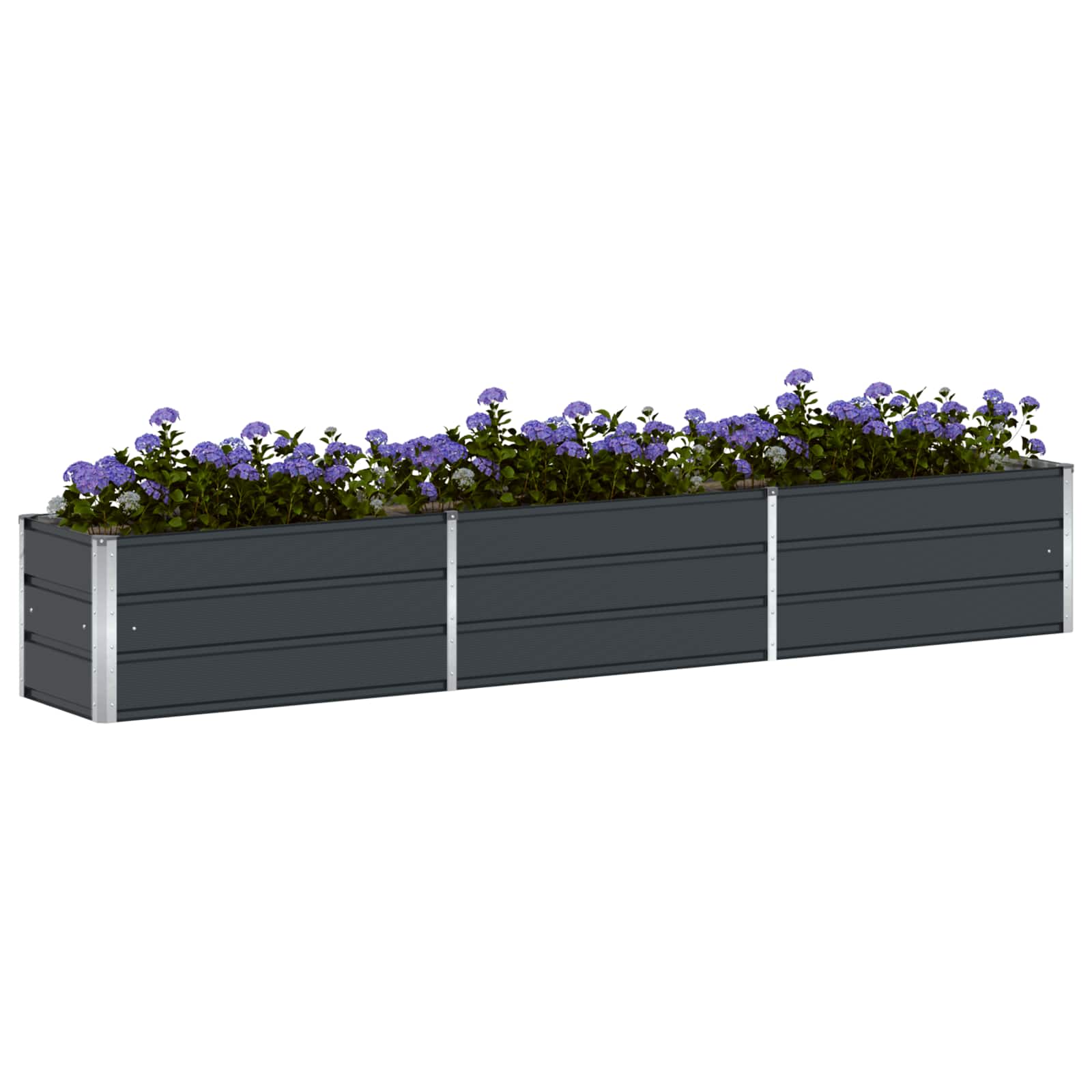 vidaXL Donica Antracyt 290 x 50 x 45 cm Stal Galwanizowana