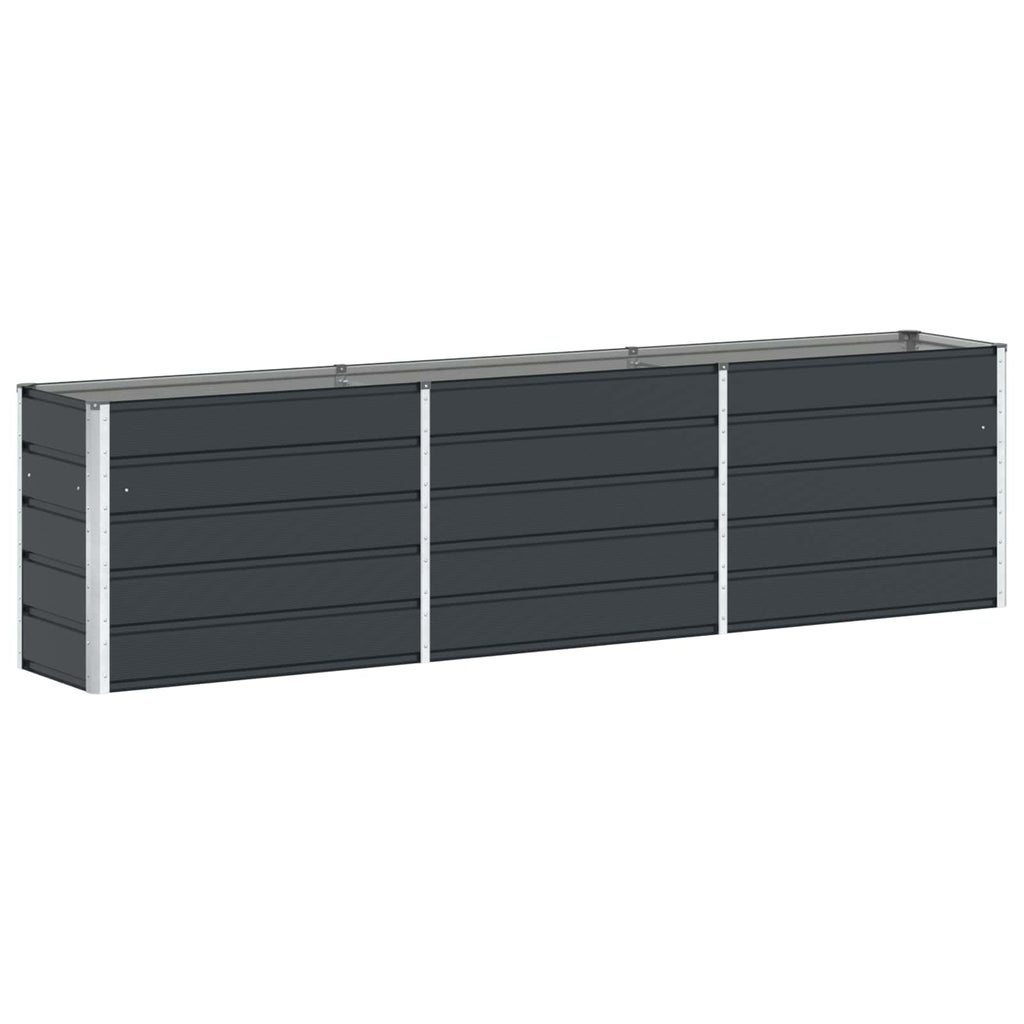 vidaXL Donica Antracyt 290 x 50 x 75 cm Stal Galwanizowana