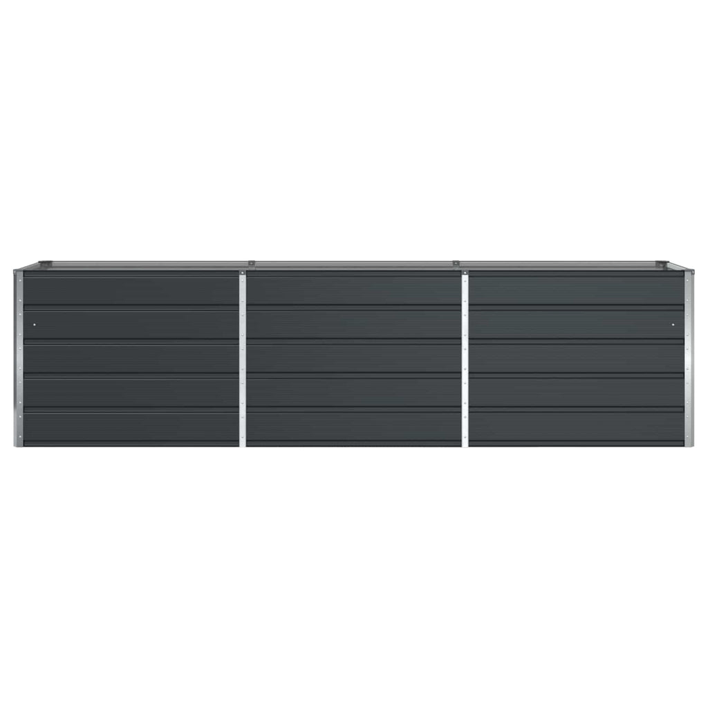 vidaXL Donica Antracyt 290 x 50 x 75 cm Stal Galwanizowana