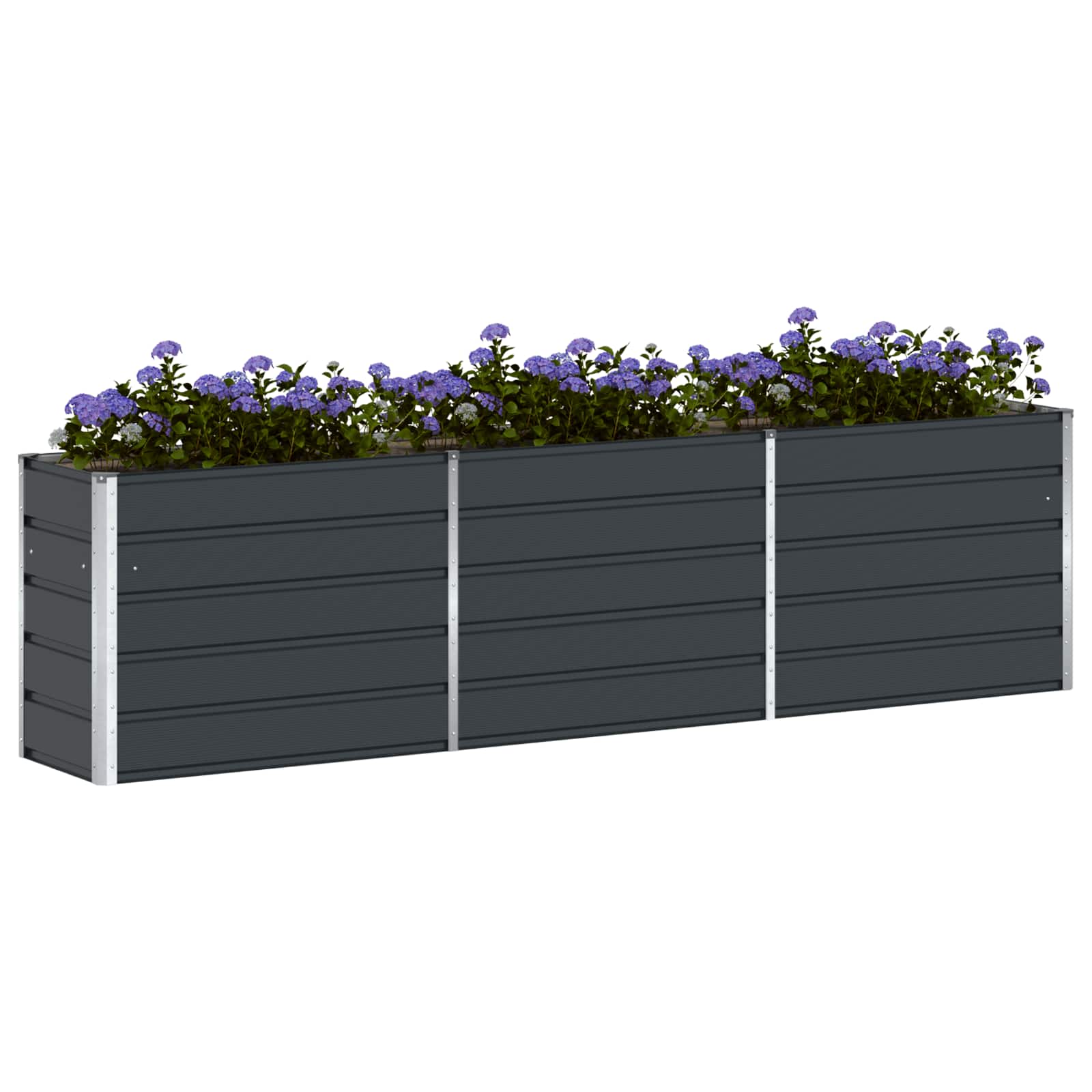 vidaXL Donica Antracyt 290 x 50 x 75 cm Stal Galwanizowana