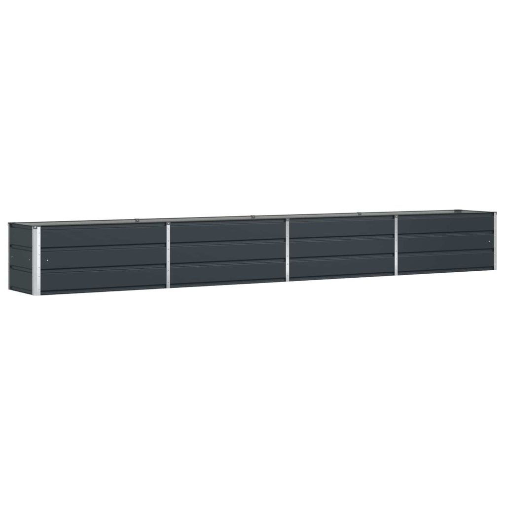 vidaXL Donica Antracyt 385 x 50 x 45 cm Stal Galwanizowana
