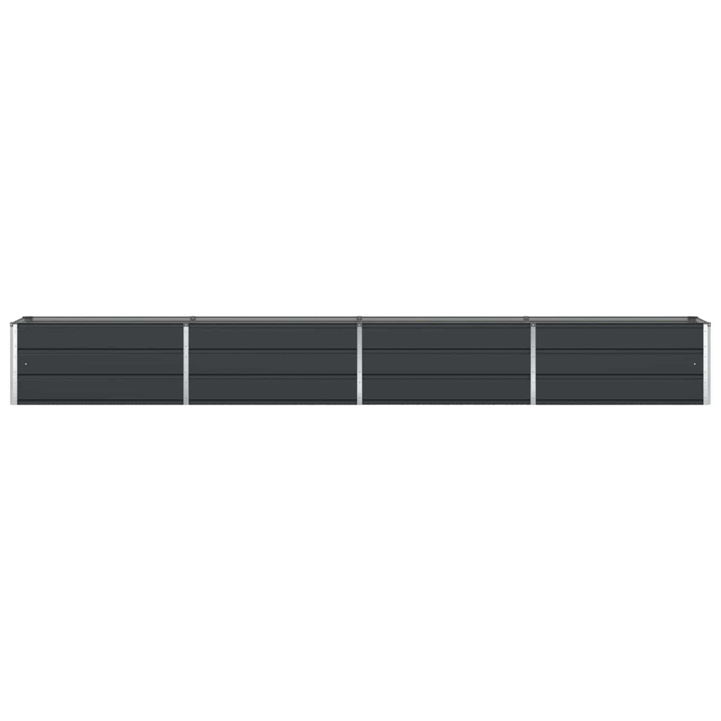 vidaXL Donica Antracyt 385 x 50 x 45 cm Stal Galwanizowana