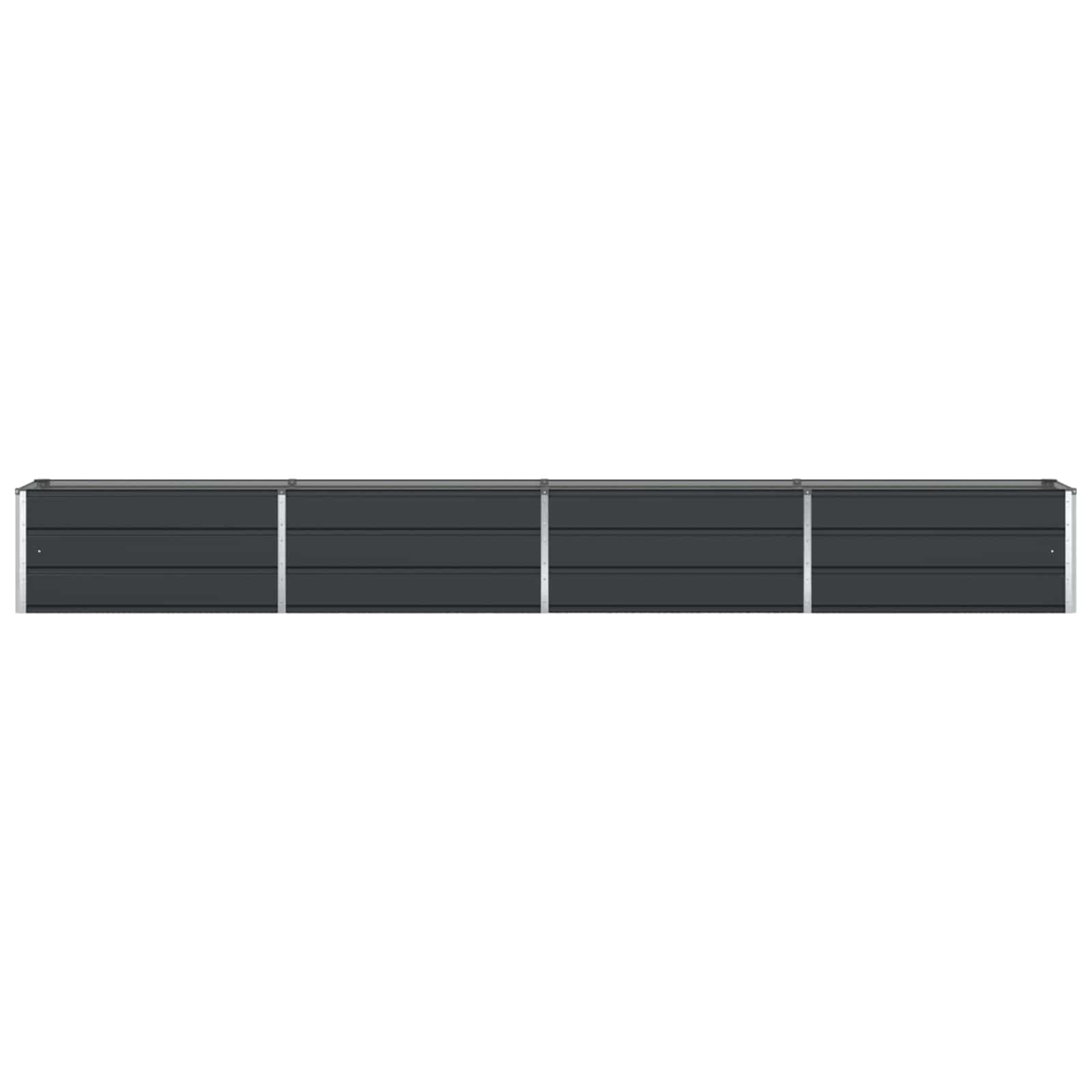 vidaXL Donica Antracyt 385 x 50 x 45 cm Stal Galwanizowana