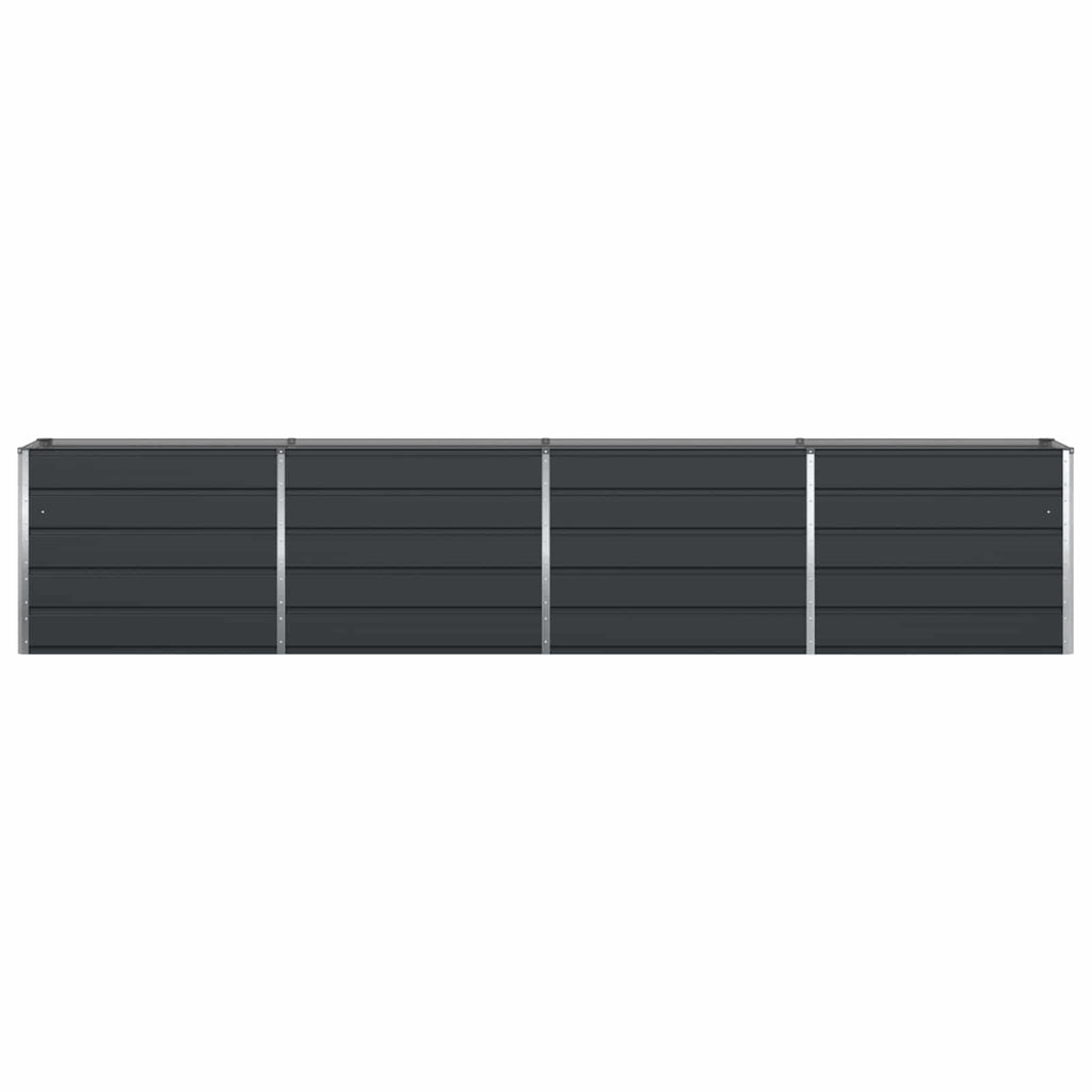 vidaXL Donica Antracyt 385 x 50 x 75 cm Stal Galwanizowana