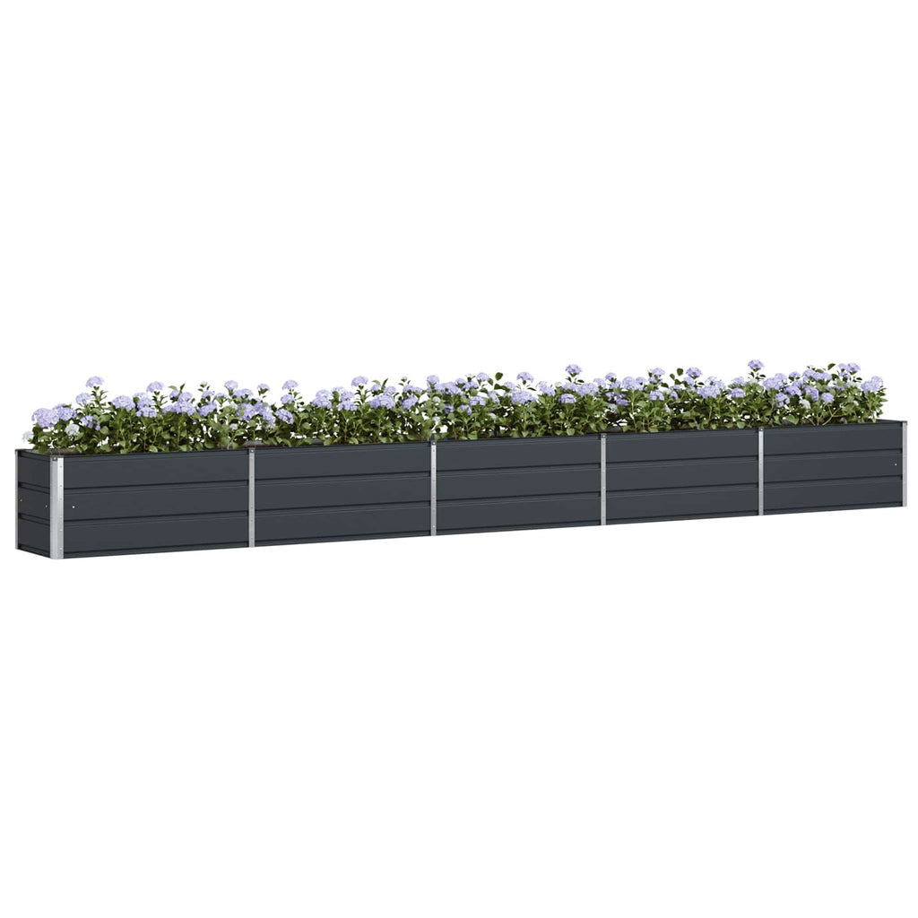 vidaXL Donica Antracyt 480 x 50 x 45 cm Stal Galwanizowana