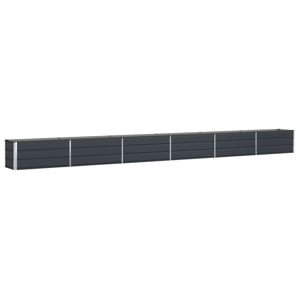 vidaXL Donica Antracyt 580 x 50 x 45 cm Stal Galwanizowana