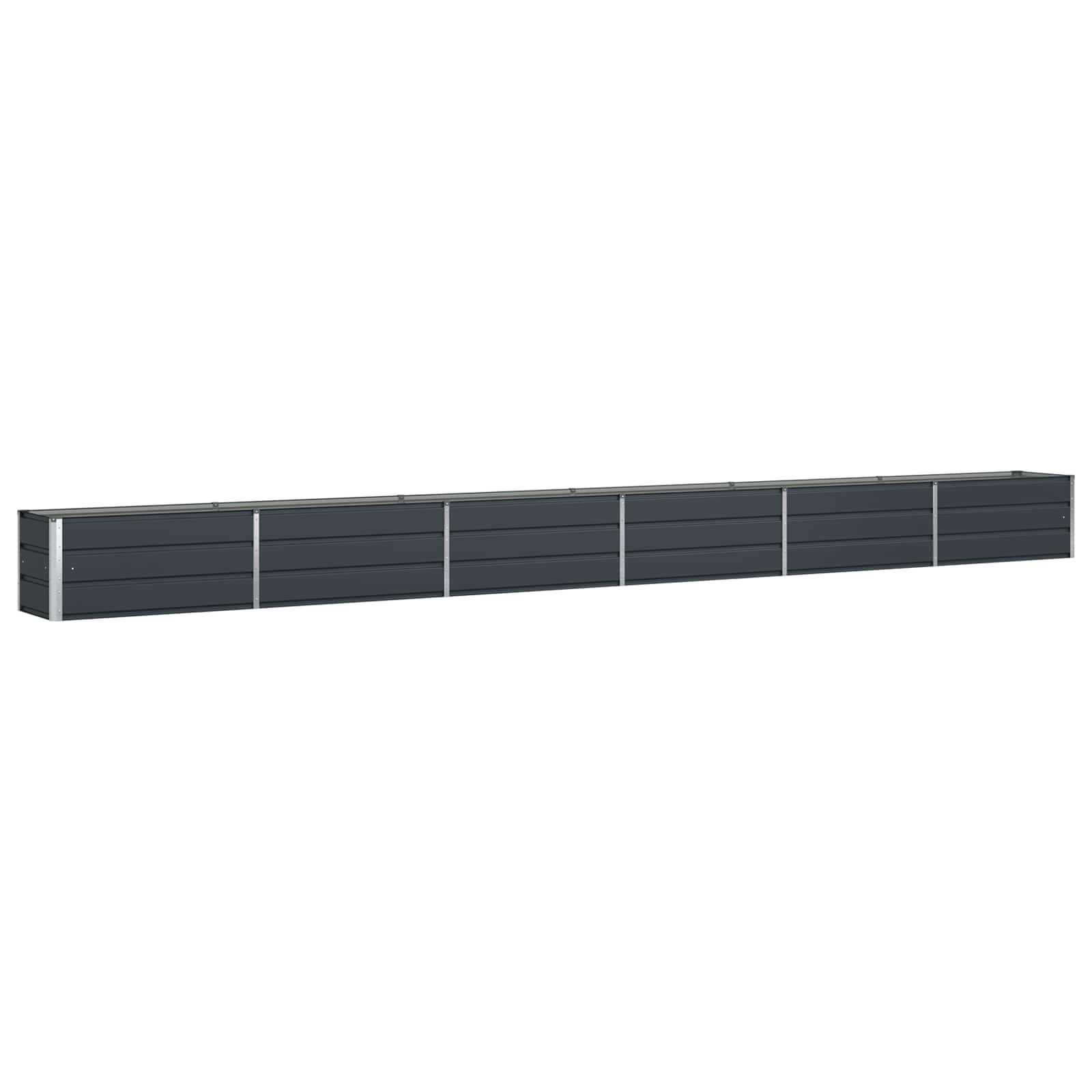 vidaXL Donica Antracyt 580 x 50 x 45 cm Stal Galwanizowana