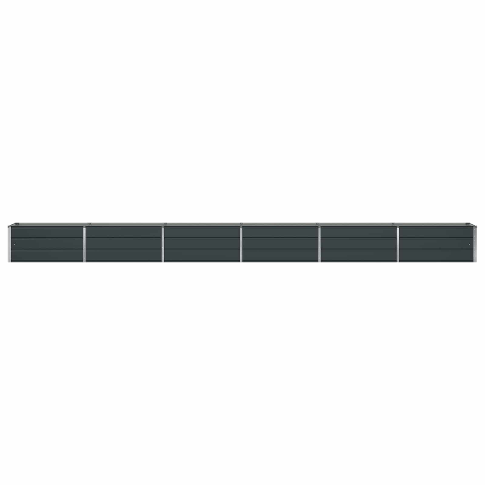 vidaXL Donica Antracyt 580 x 50 x 45 cm Stal Galwanizowana