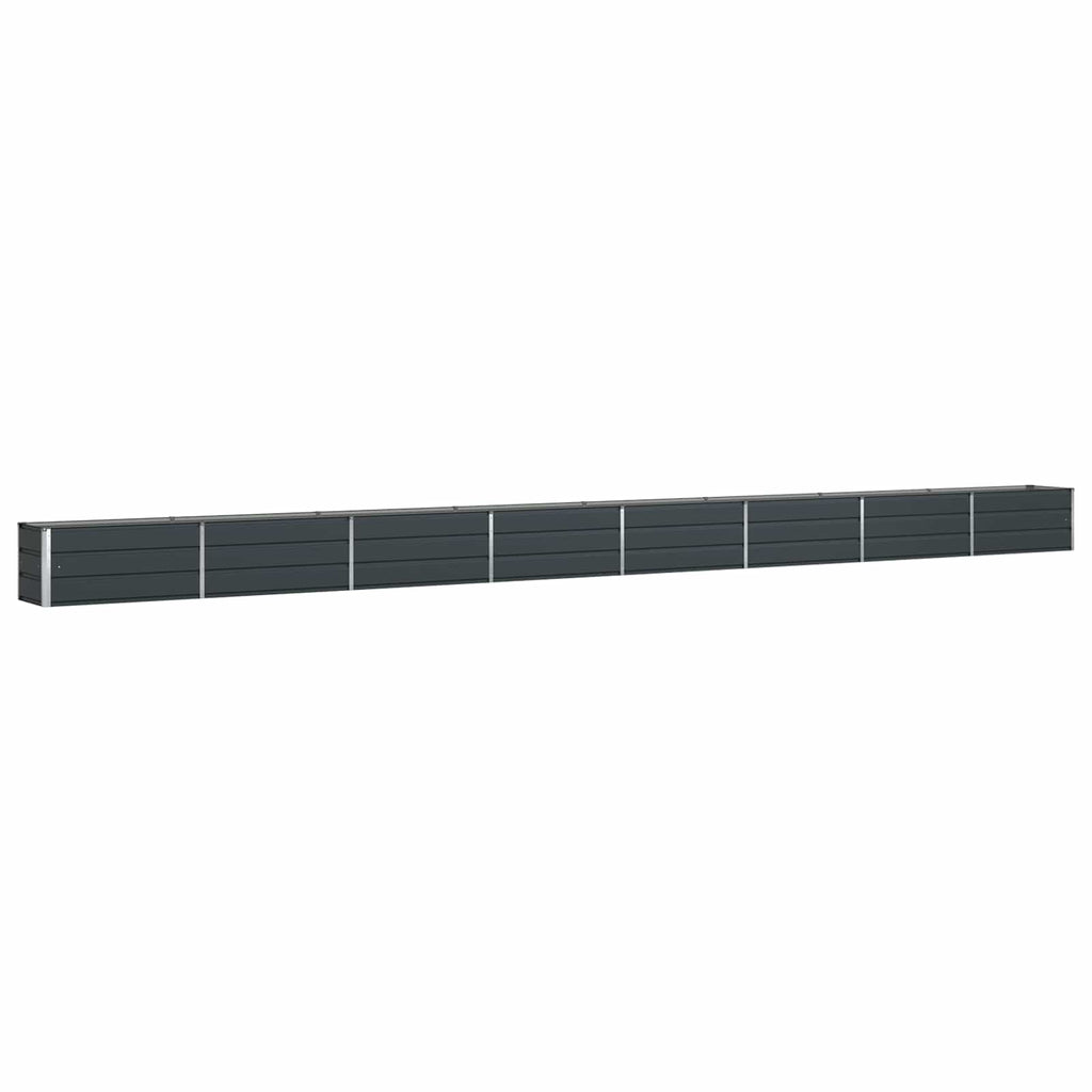 vidaXL Donica Antracyt 770 x 50 x 45 cm Stal Galwanizowana