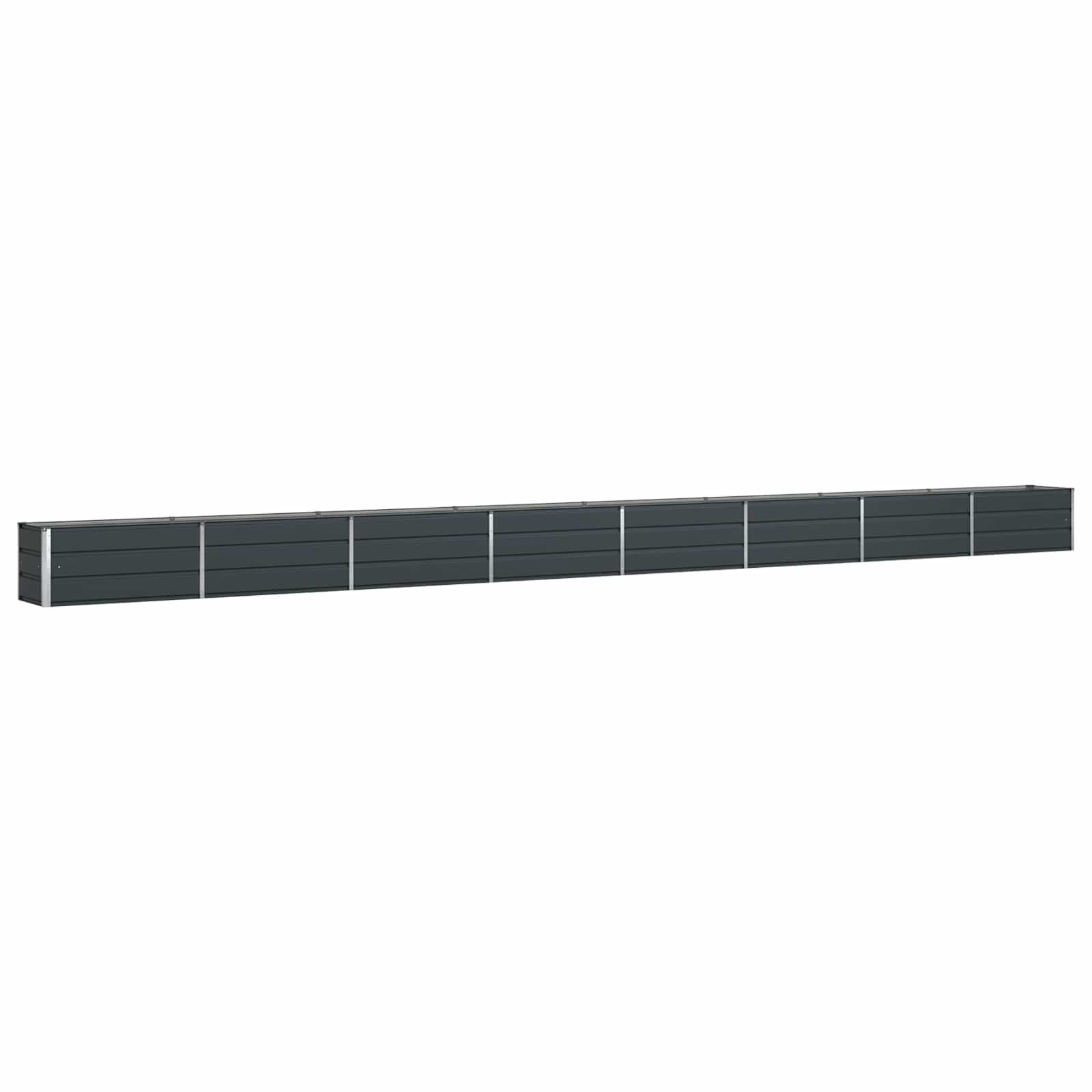 vidaXL Donica Antracyt 770 x 50 x 45 cm Stal Galwanizowana