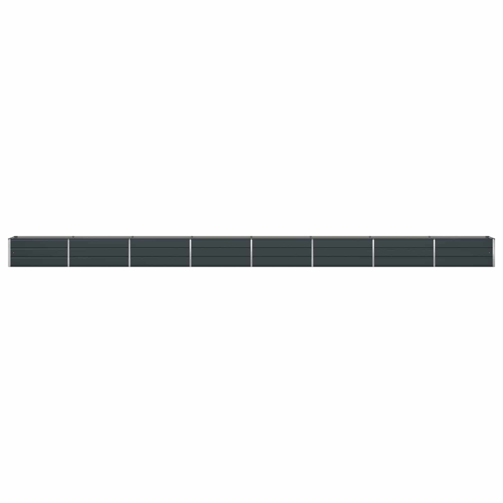 vidaXL Donica Antracyt 770 x 50 x 45 cm Stal Galwanizowana