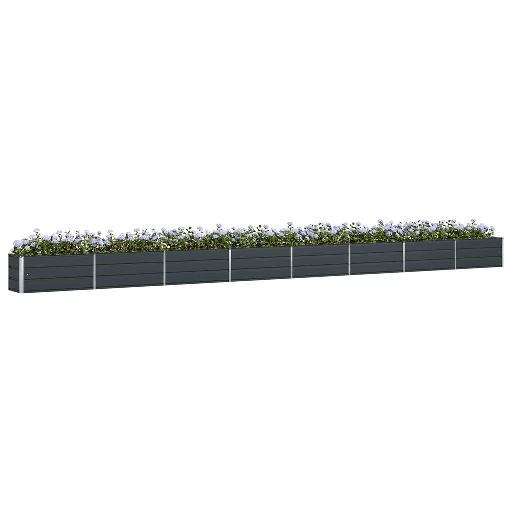 vidaXL Donica Antracyt 770 x 50 x 45 cm Stal Galwanizowana