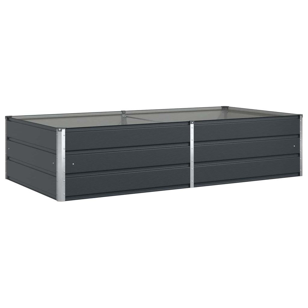 vidaXL Donica Antracyt 195 x 100 x 45 cm Stal Galwanizowana