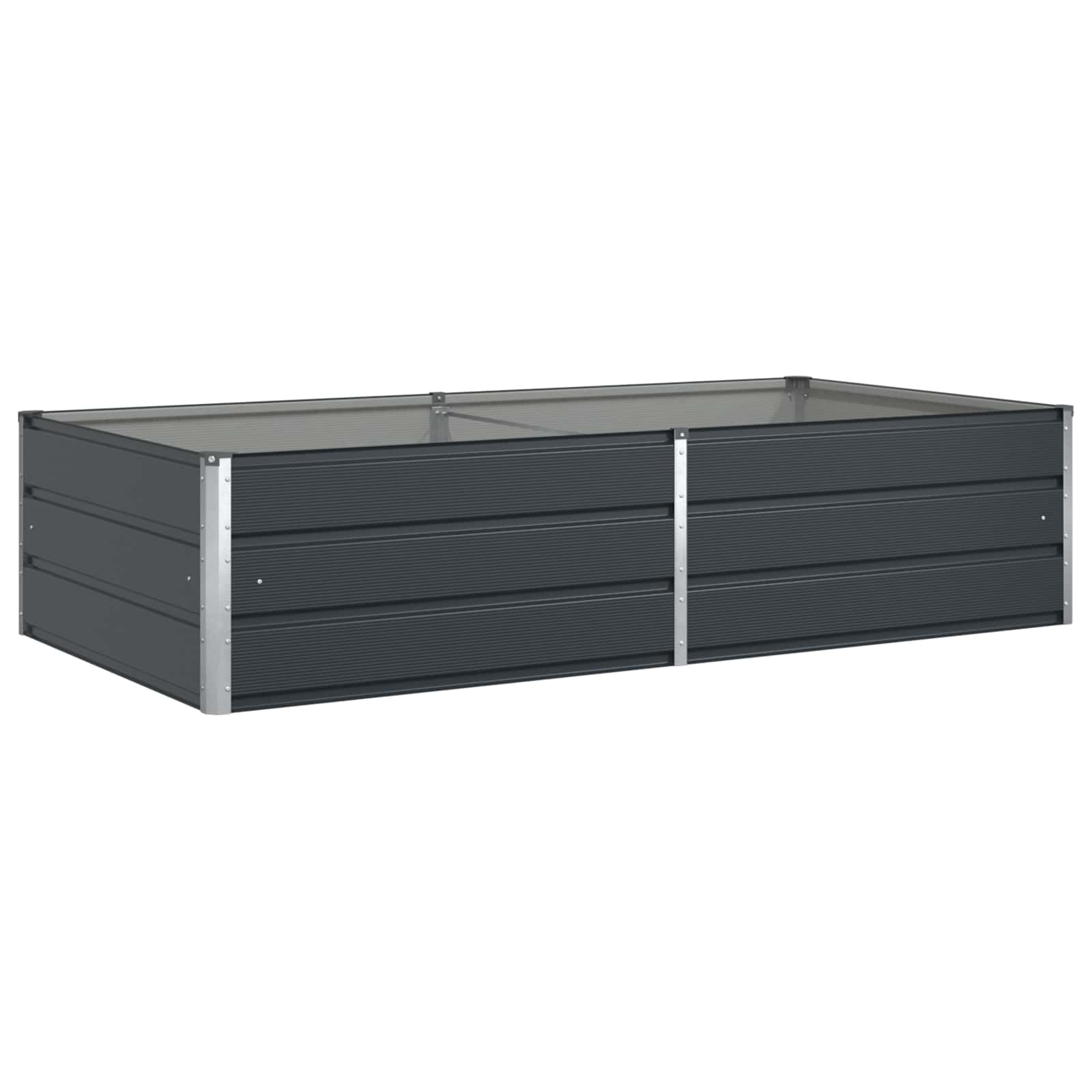 vidaXL Donica Antracyt 195 x 100 x 45 cm Stal Galwanizowana