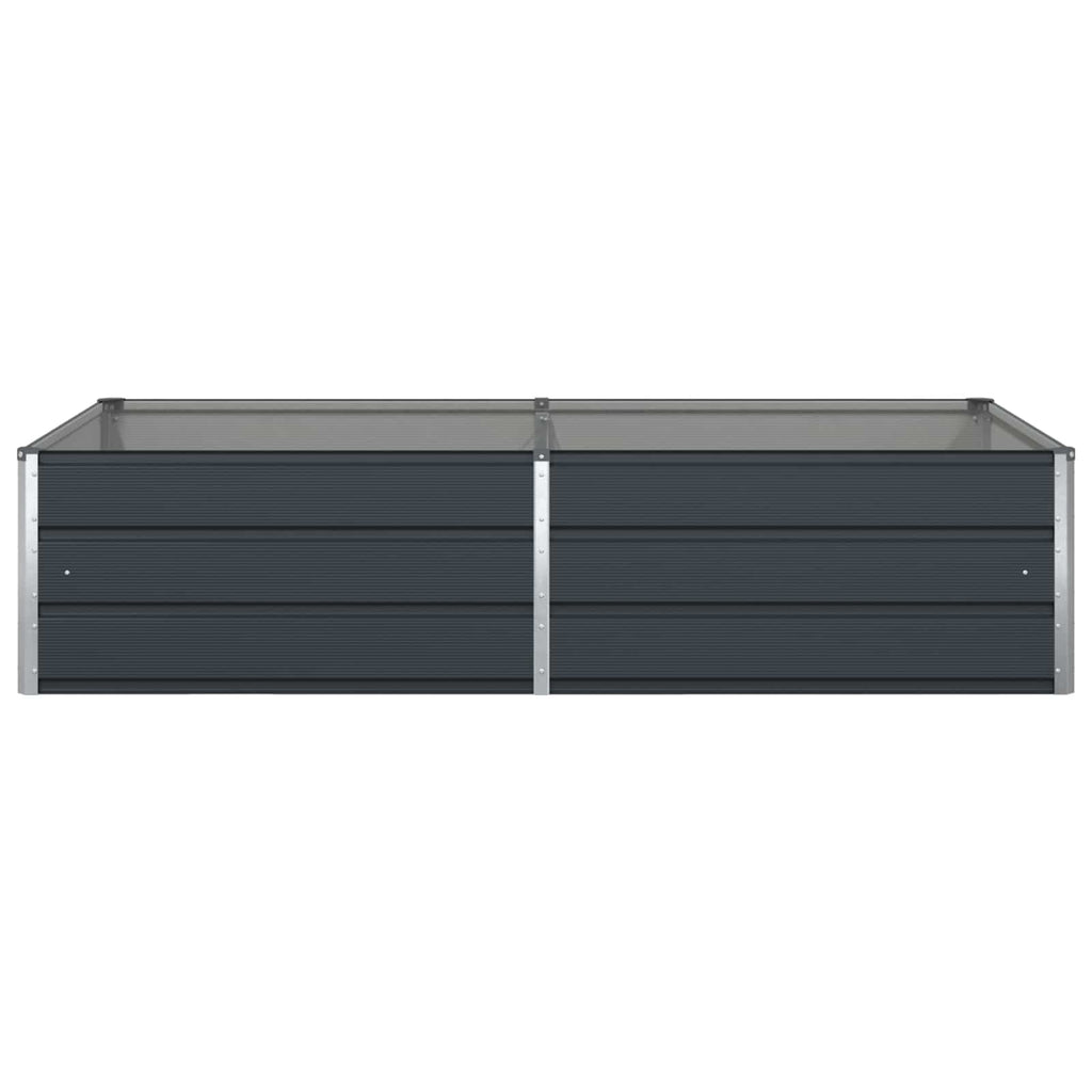 vidaXL Donica Antracyt 195 x 100 x 45 cm Stal Galwanizowana