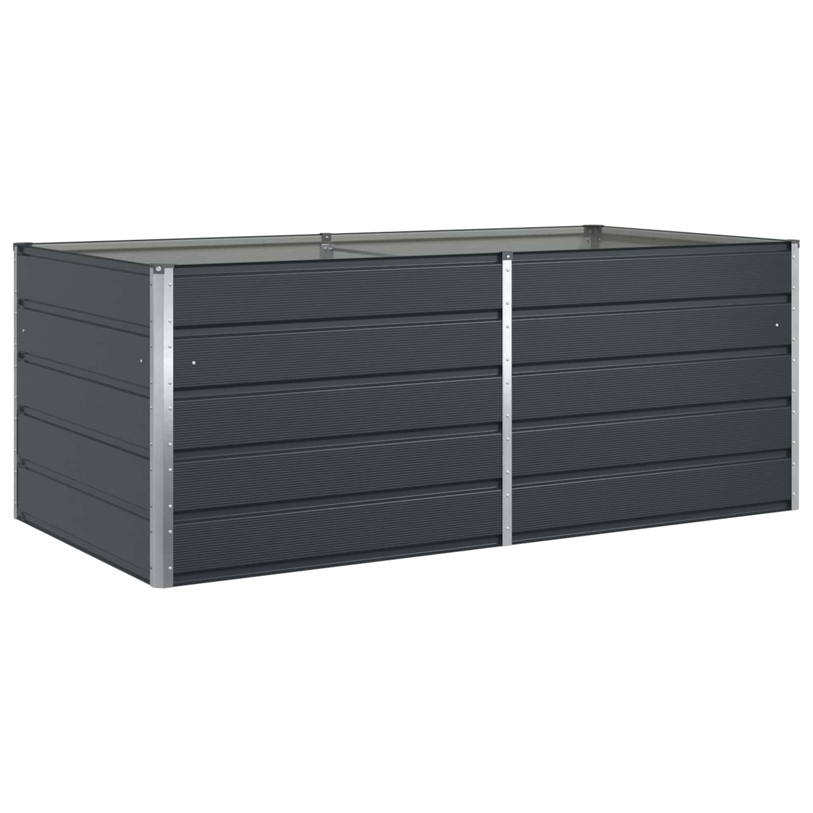 vidaXL Donica Antracyt 195 x 100 x 75 cm Stal Galwanizowana
