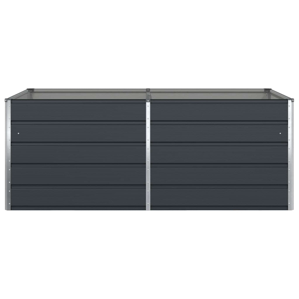 vidaXL Donica Antracyt 195 x 100 x 75 cm Stal Galwanizowana