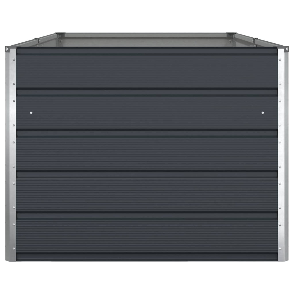vidaXL Donica Antracyt 195 x 100 x 75 cm Stal Galwanizowana
