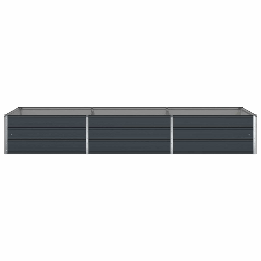 vidaXL Donica Antracyt 290 x 100 x 45 cm Stal Galwanizowana